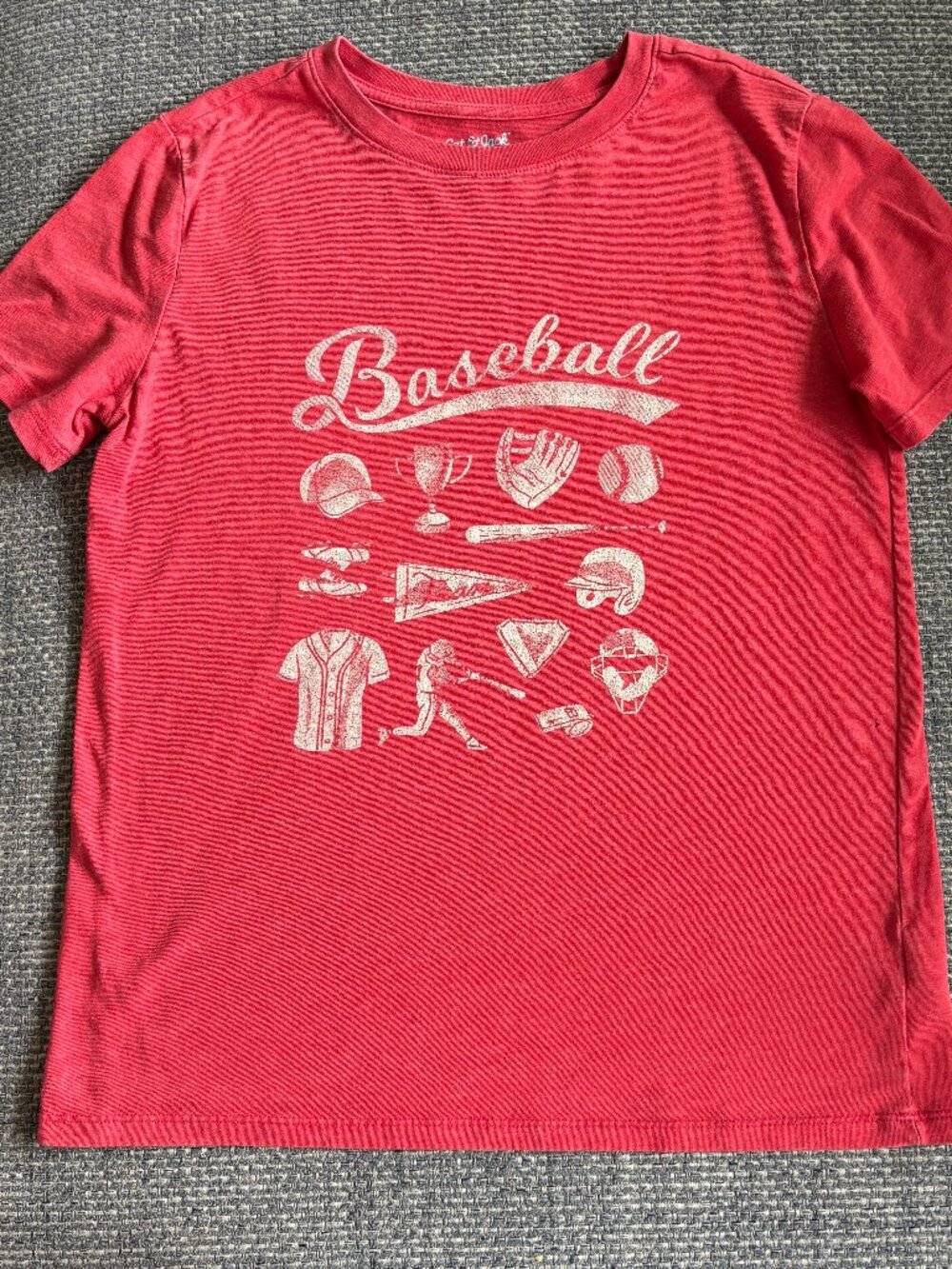 Cat & Jack Boys 4 Pack Short Sleeve T-Shirts Size L 12/14 Bundle - Picture 5 of 14